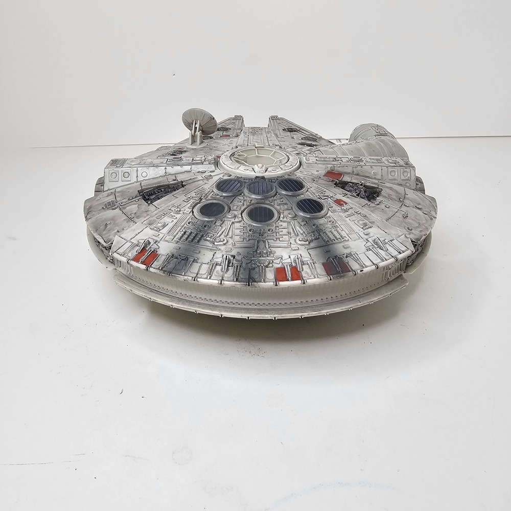 Star Wars Millennium Falcon Spaceship Toy Corellian Freighter Vehicle Gray - Picture 4 of 11
